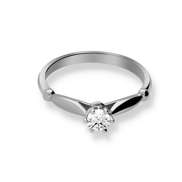 Pierścionek Złoty Z Brylantem 0,25ct RS0498