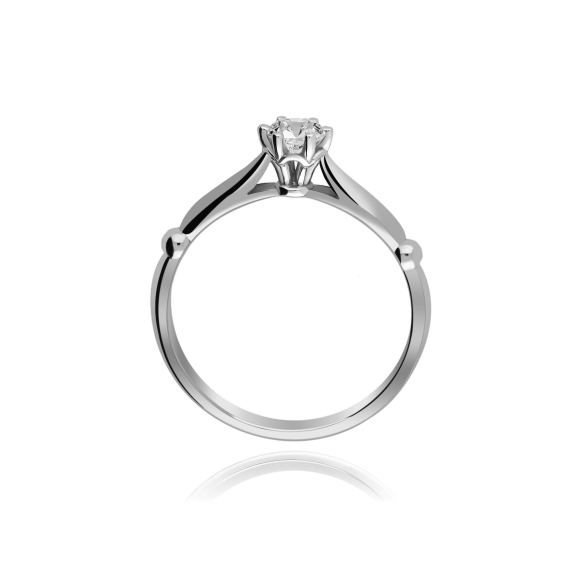 Pierścionek Złoty Z Brylantem 0,25ct RS0498