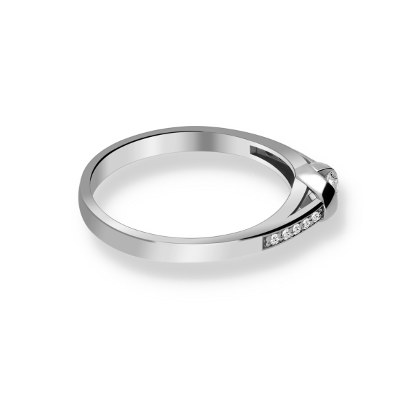 Pierścionek Złoty Z Brylantami 0,20ct RS0256