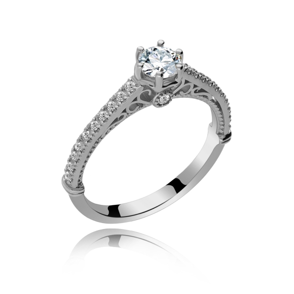 Pierścionek Złoty z Brylantami 0,69 ct RSM0002