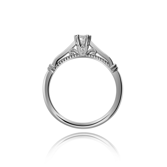 Pierścionek Złoty Z Brylantami 0,22ct RSTB031