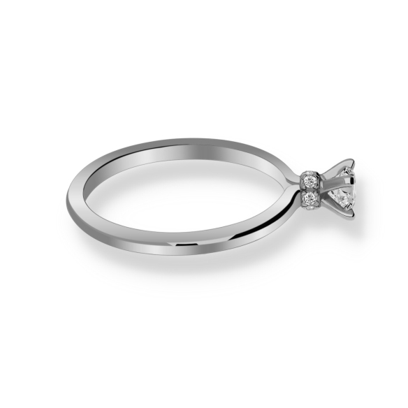 Pierścionek Złoty Z Brylantami 0,28 ct RSM0003