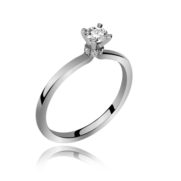 Pierścionek Złoty Z Brylantami 0,28 ct RSM0003