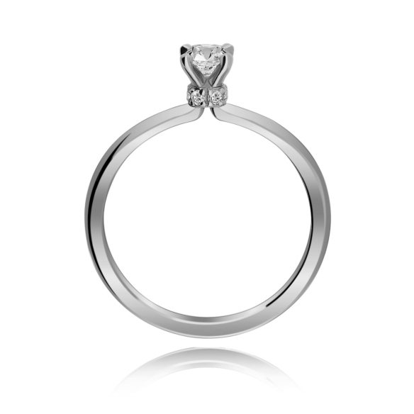 Pierścionek Złoty Z Brylantami 0,28 ct RSM0003