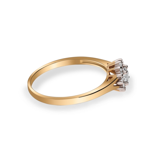 Pierścionek Złoty Z Brylantami 0,32ct RS0315