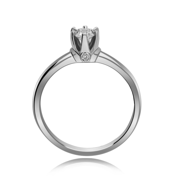 Pierścionek Złoty Z Brylantami 0,28ct RS0473