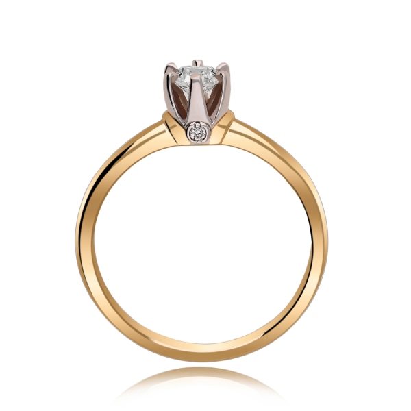 Pierścionek Złoty Z Brylantami 0,28ct RS0473