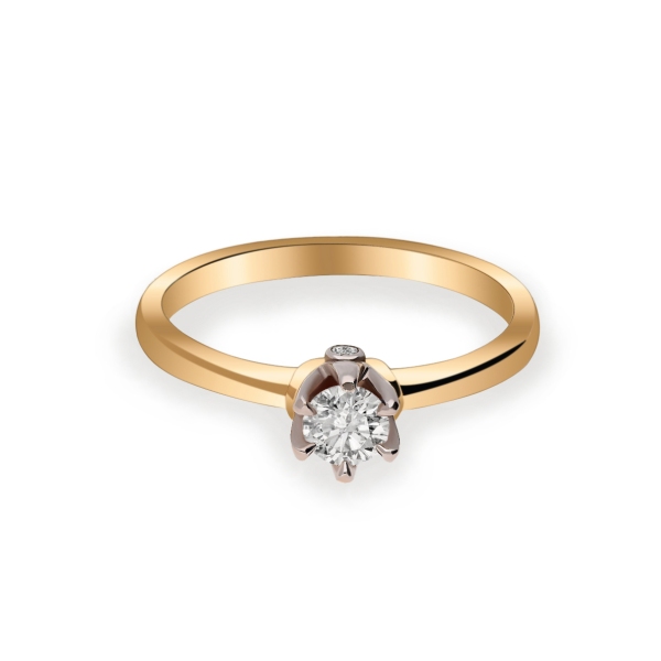 Pierścionek Złoty Z Brylantami 0,28ct RS0473