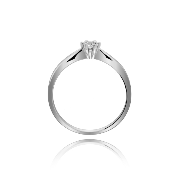Złoty Pierścionek Z Brylantem 0,20ct RS0435