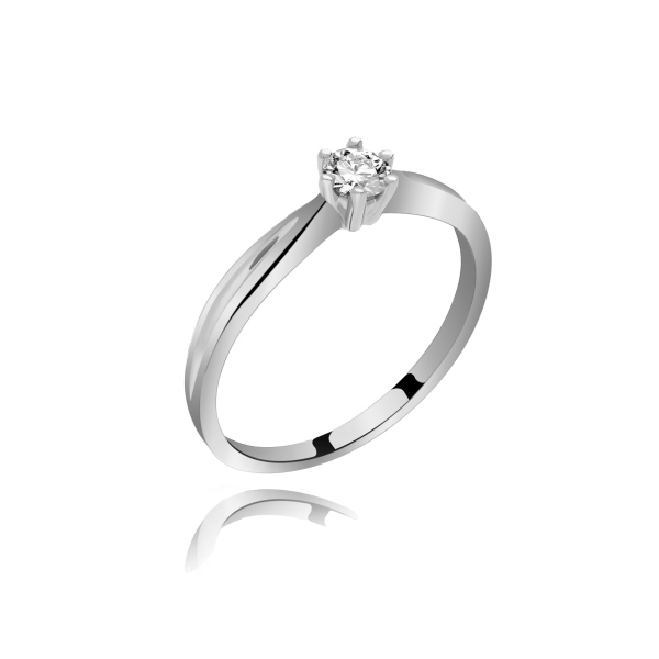 Złoty Pierścionek Z Brylantem 0,20ct RS0435