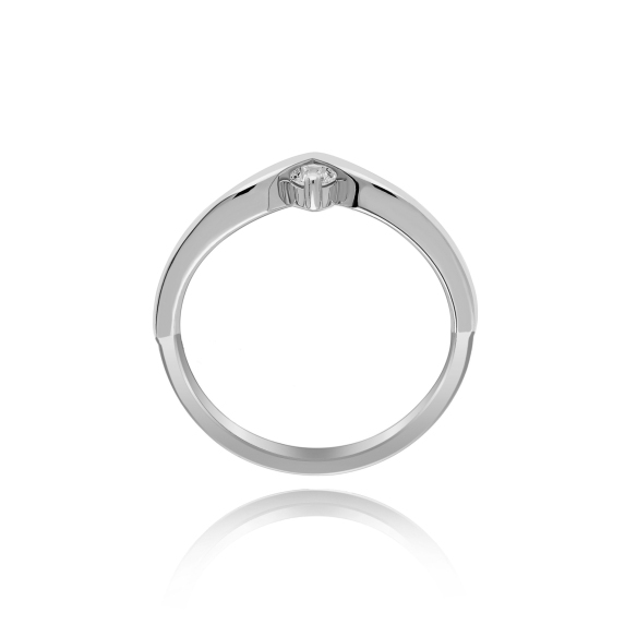 Złoty Pierścionek Z Brylantem 0,10ct RS0009