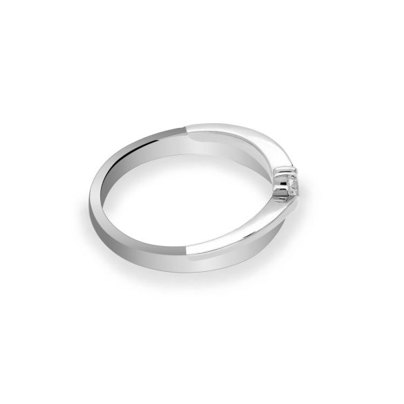 Złoty Pierścionek Z Brylantem 0,10ct RS0009