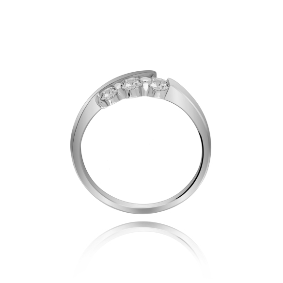 Złoty Pierścionek Z Brylantami 0,19ct RS0199