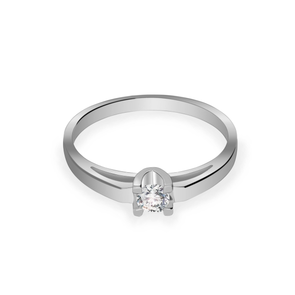 Pierścionek Złoty Z Brylantem 0,20ct RS0277