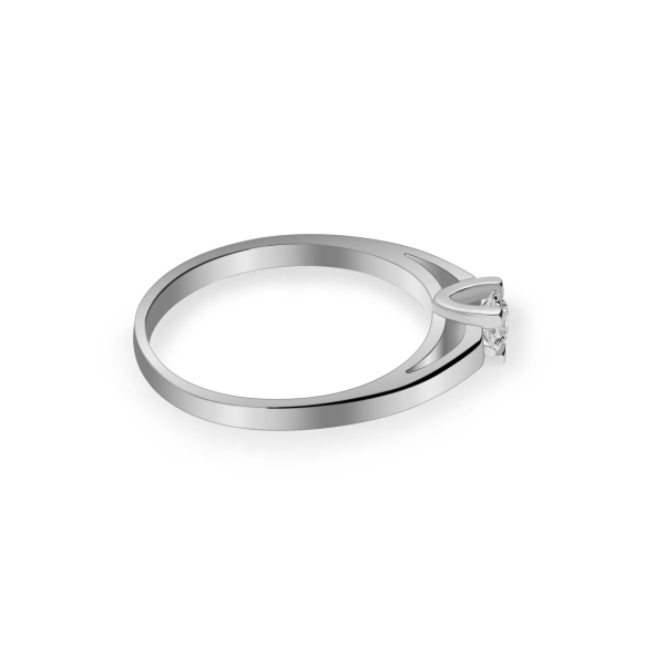 Pierścionek Złoty Z Brylantem 0,20ct RS0277