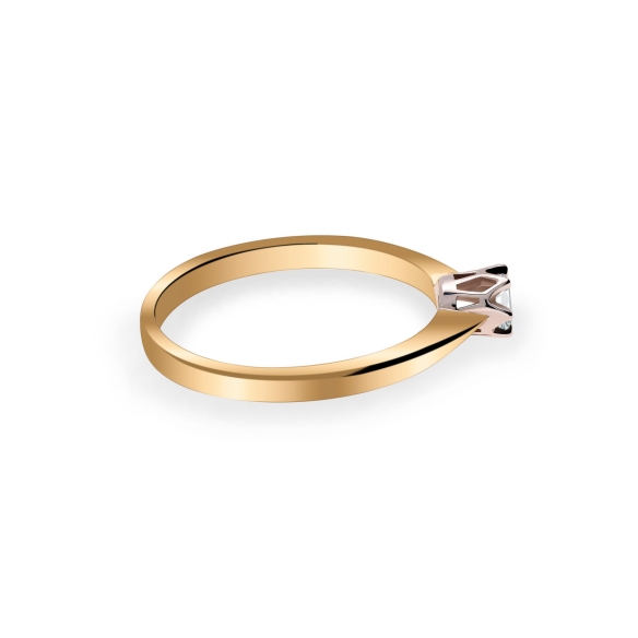 Pierścionek Złoty Z Brylantem 0,15ct RS0488