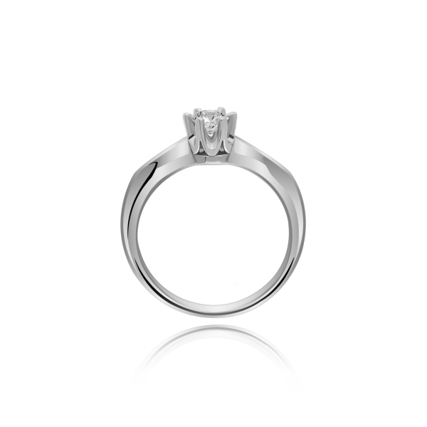 Pierścionek Złoty Z Brylantem 0,30ct RS0055