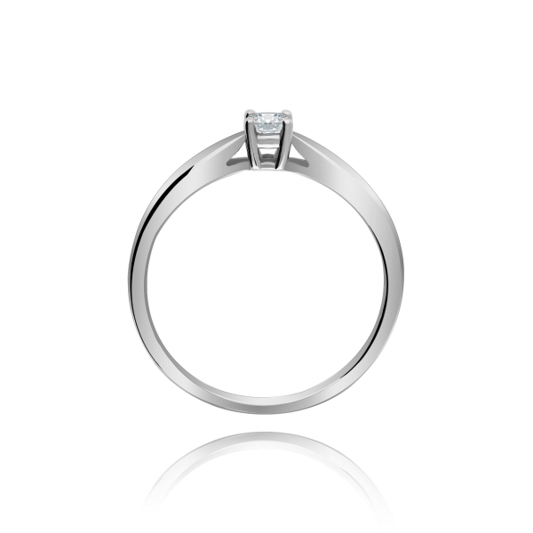 Pierścionek Złoty Z Brylantem 0,15ct RS0346