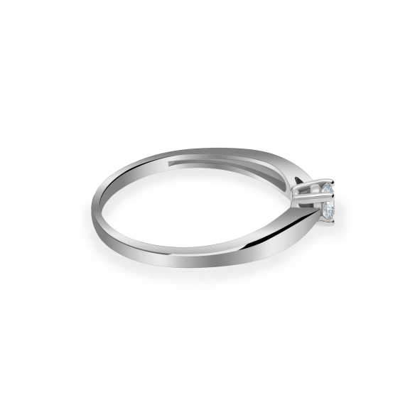 Pierścionek Złoty Z Brylantem 0,15ct RS0346