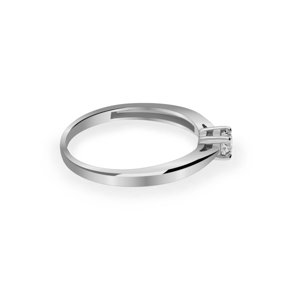 Pierścionek Złoty Z Brylantem 0,15ct RS0140