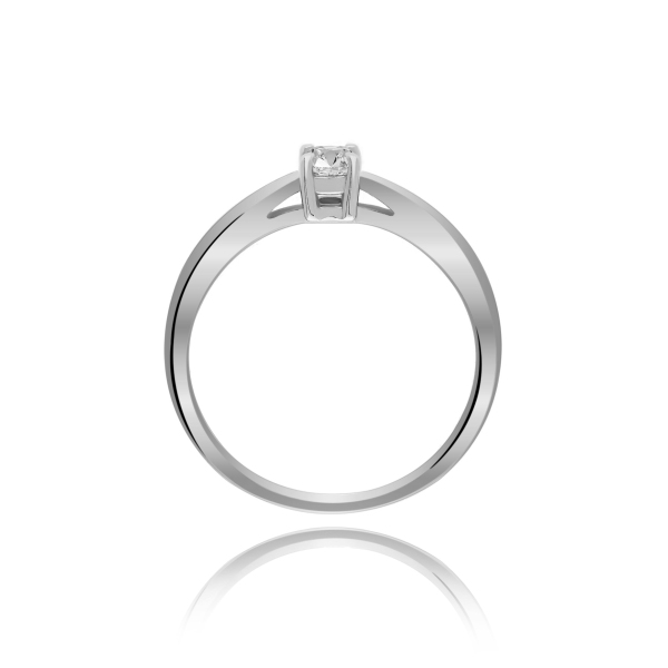 Pierścionek Złoty Z Brylantem 0,15ct RS0140