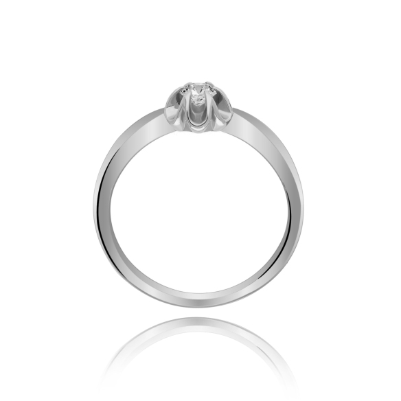 Pierścionek Złoty Z Brylantem 0,15ct RS0180