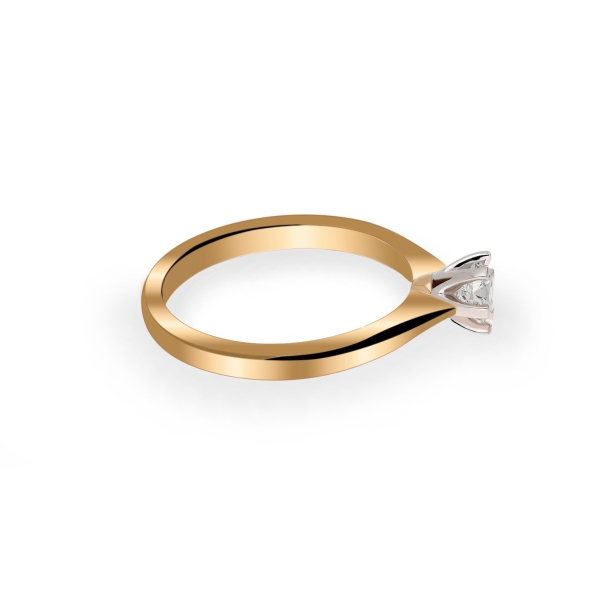 Złoty Pierścionek Z Brylantem 0,30ct RSDI07