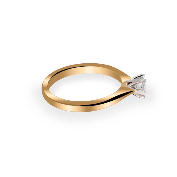 Złoty Pierścionek Z Brylantem 0,30ct RSDI07