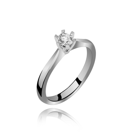 Złoty Pierścionek Z Brylantem 0,30ct RSDI07