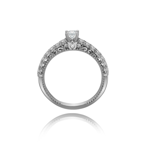 Pierścionek Złoty Z Brylantami 0,51ct RSTB0878