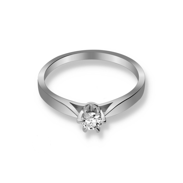 Pierścionek Złoty Z Brylantem 0,20ct RS0336