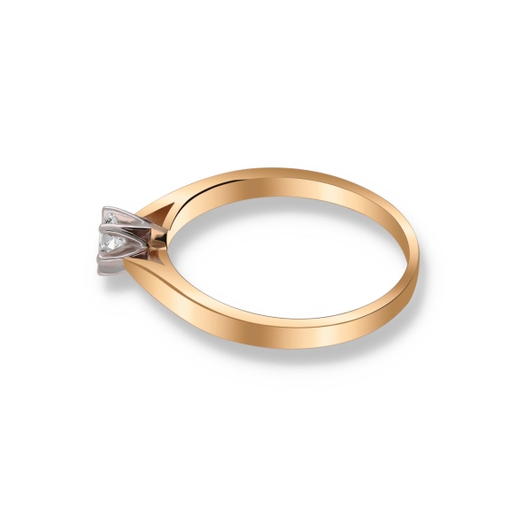 Pierścionek Złoty Z Brylantem 0,20ct RS0336