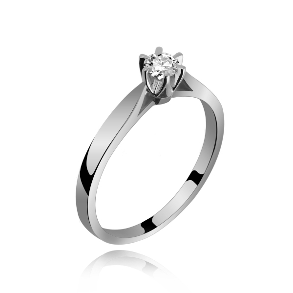 Pierścionek Złoty Z Brylantem 0,20ct RS0336