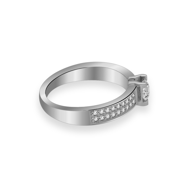 Pierścionek Złoty Z Brylantami 0,48 ct RSM0007