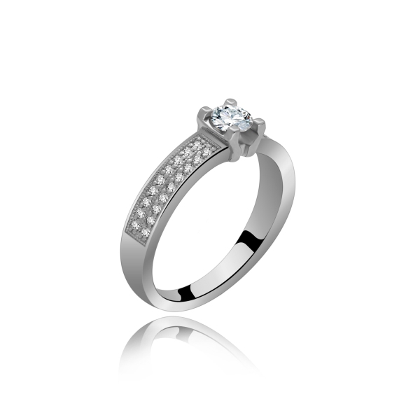 Pierścionek Złoty Z Brylantami 0,48 ct RSM0007