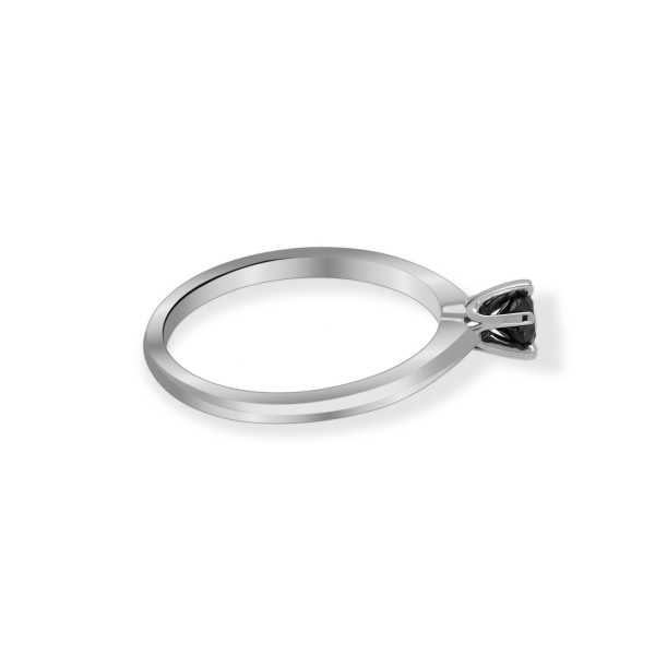 Pierścionek Z Czarnym Brylantem 0,25ct RS0226