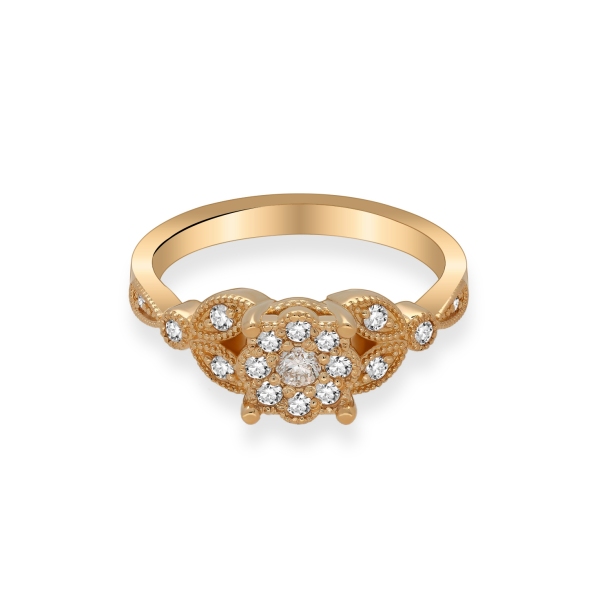 Złoty Pierścionek z Brylantami 0,30ct RSTB34