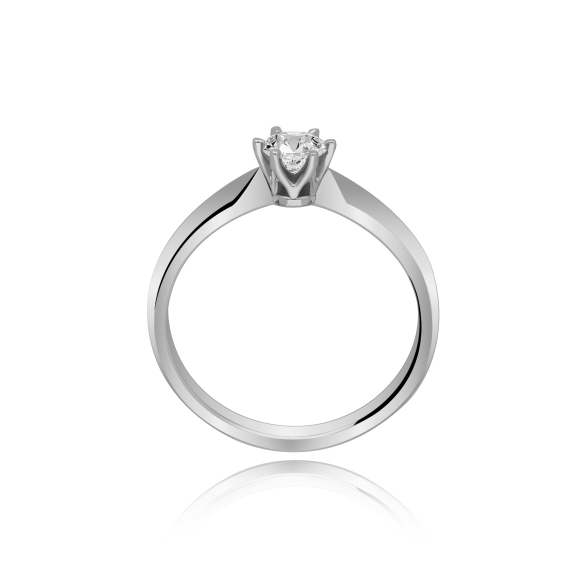 Złoty Pierścionek Z Brylantem 0,30 ct RSM0009