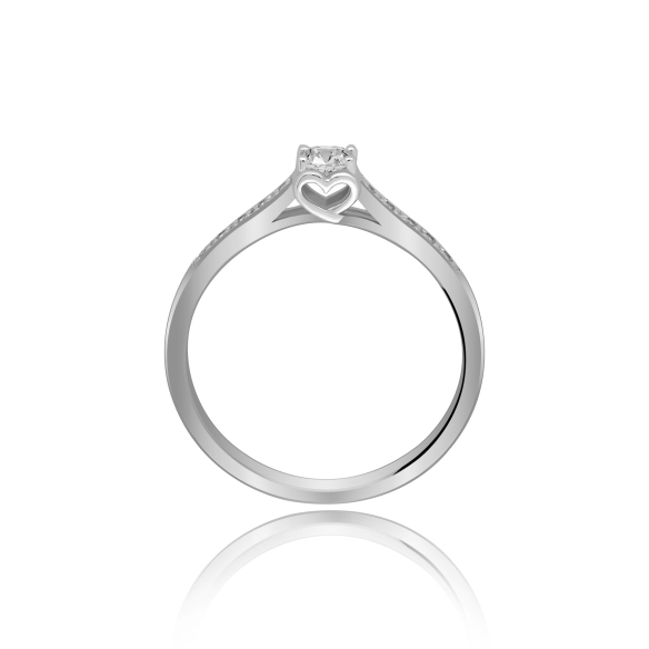 Złoty Pierścionek Z Brylantami 0,20 ct RS0459BIS