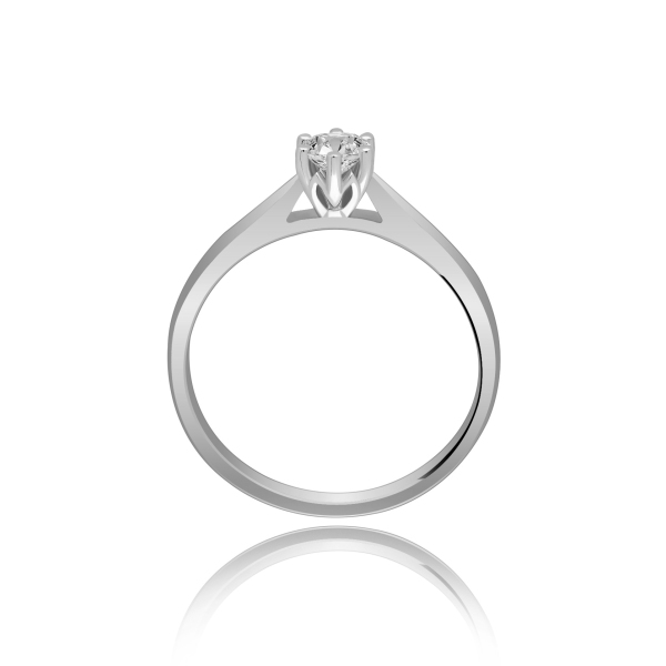 Pierścionek Zaręczynowy Z Brylantem 0,20 ct RS0295