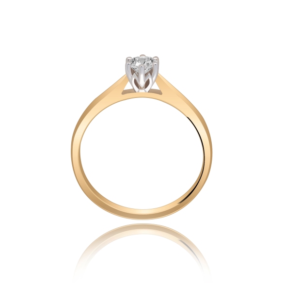 Pierścionek Zaręczynowy Z Brylantem 0,20 ct RS0295