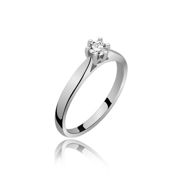 Pierścionek Zaręczynowy Z Brylantem 0,20 ct RS0295