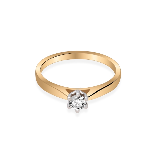 Pierścionek Zaręczynowy Z Brylantem 0,20 ct RS0295