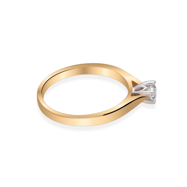 Pierścionek Zaręczynowy Z Brylantem 0,20 ct RS0295