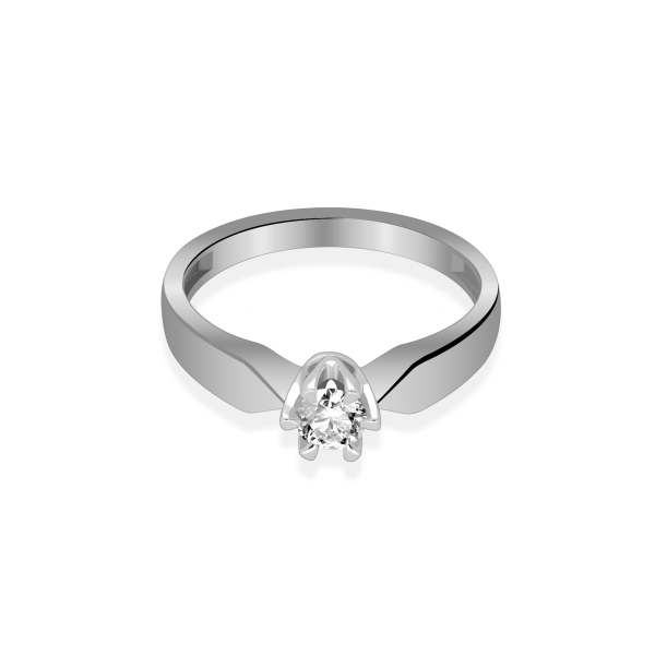 Pierścionek Zaręczynowy Z Brylantem 0,25ct RS0041