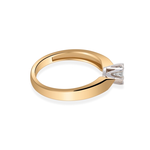 Pierścionek Zaręczynowy Z Brylantem 0,25ct RS0041