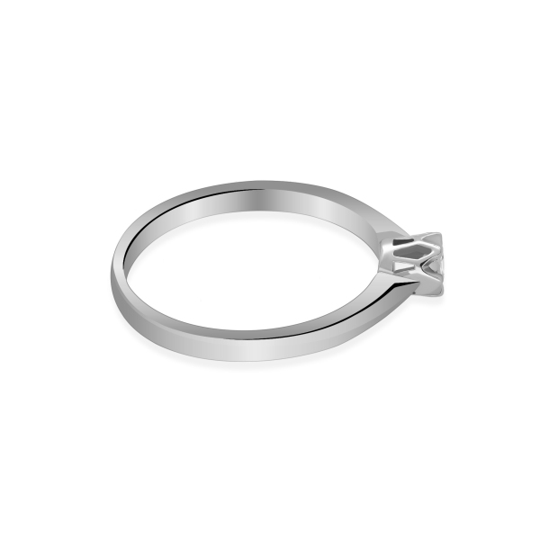 Pierścionek Zaręczynowy Z Brylantem 0,10 ct RS0488