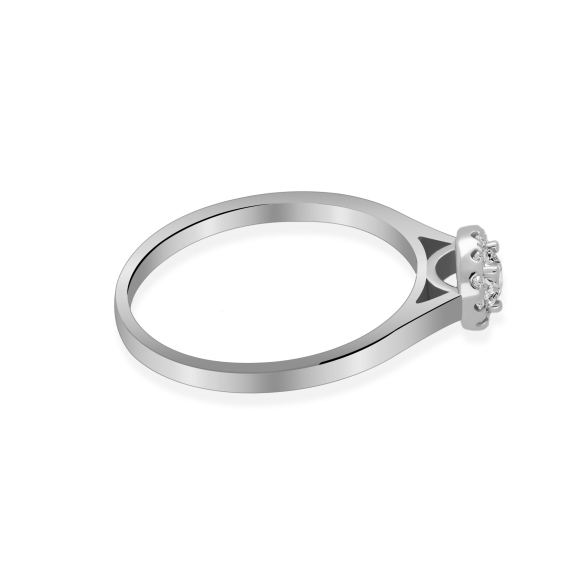 Pierścionek Zaręczynowy Z Brylantami 0,21ct RS0369