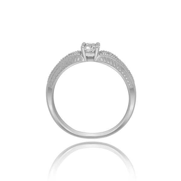 Złoty Pierścionek Z Brylantami 0,37ct RS0990