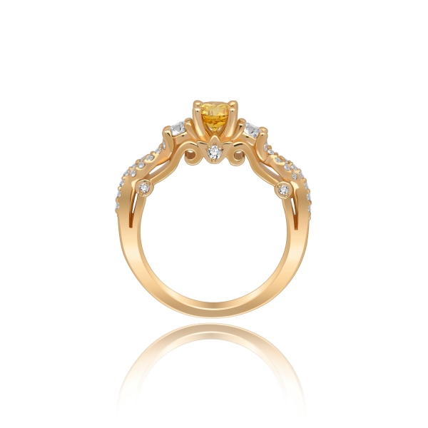 Złoty Pierścionek Z Brylantami 0,89ct RSM0010